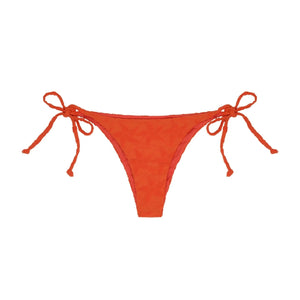 Charlee Swim - Courtney Tie Side Cheeky Bottom- Aperol