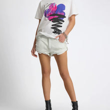 One Teaspoon- Arctic Blue Bandit Low Waist Denim Short
