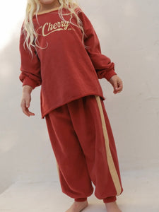 Small Swim Club- Spice Stripe Tracky Dacks