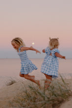 Moon Child Kayla Dress in blue Check