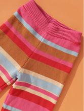 Small Swim Club Coral Stripe Pants