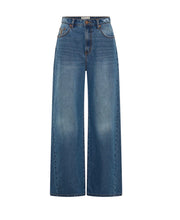 One Teaspoon- Love Machines High Waist Super Wide Leg Denim Jeans