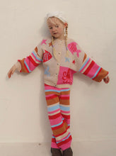 Small Swim Club Coral Stripe Pants