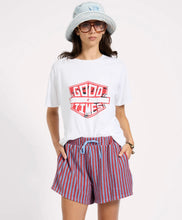One Teaspoon- Terry Towel Drawstring Beach Shorts