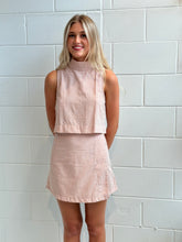 Wrap Skirt in Limited Edition Peach Gingham