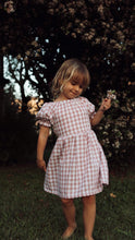 Moon Child Kayla Dress in Dusky Pink Check