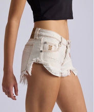 One Teaspoon- White Beauty Dukes Low Waist Denim Short