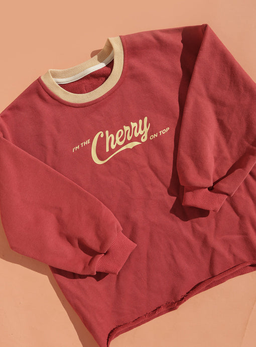 Small Swim Club Cherry On Top Pullover