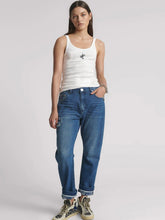 One Teaspoon Fine Ribbed Singlet - White