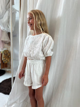 Moon Child Cleo Tie Top in Muslin
