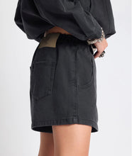 One Teaspoon- Funks High Waist Elasticated Denim Shorts