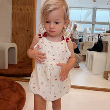 Moon Child Sweetypie Romper - Cherry