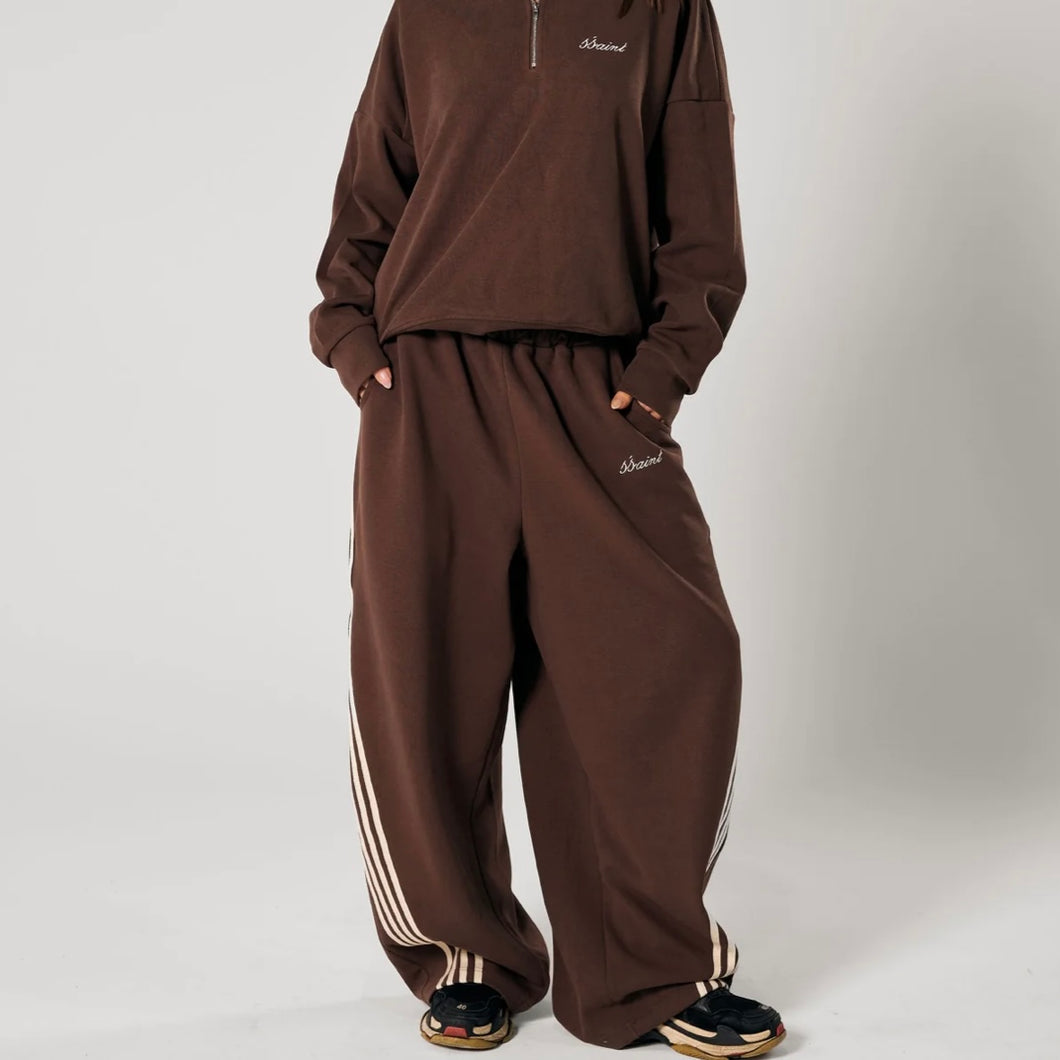 SŚAINT BARREL PANTS BROWN