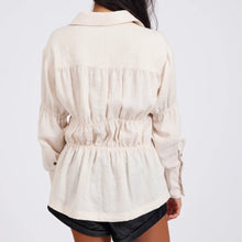 One Teaspoon | Harper Ruched Longsleeve Shirt - Cream