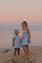 Moon Child Kayla Dress in blue Check