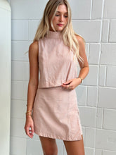 Wrap Skirt in Limited Edition Peach Gingham