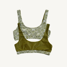 Amali Swim - Ozoux Top in Olive Bloom