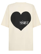 Ssaint Heart Tee : Cream & Black