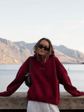 SŚAINT LOGO HOODIE CHERRY