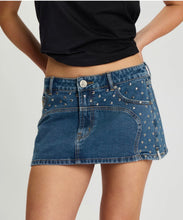 One Teaspoon- Chrome Edge Low Waist Mini Skirt