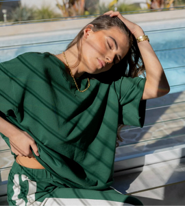 Luna Lane The Mason tee - Green