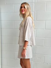 Ava Top in Cocoa Stripe