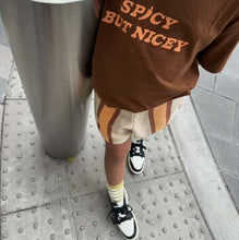 Small Swim Club Spicy But Nicey T Shirt - Brown