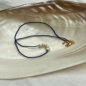 Kailani Natural Freshwater Pearl and Ocean Bead Necklace