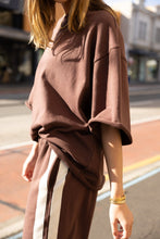 Luna Lane Mason Tee - Chocolate