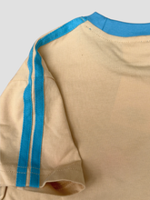 Moon Child Mini Boardriders Club Peregian Beach Tee - Stone/Blue Trim