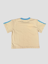 Moon Child Mini Boardriders Club Peregian Beach Tee - Stone/Blue Trim