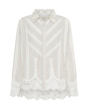 Moonlight Prairie Tuxedo Shirt - White Stripe