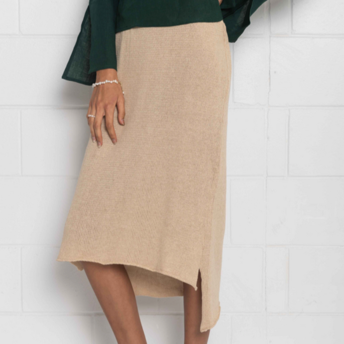 Knitted Midi Skirt 