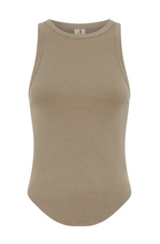 One Teaspoon Distressed Ramone Rib Tank - Sand