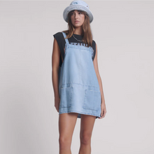 One Teaspoon Hemp Denim Pini Mini Dress - Faded Blue