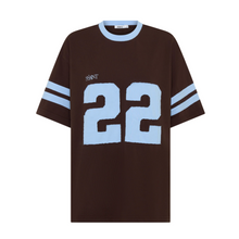 Ssaint- 22 Motion Tee - Powder Blue & Espresso