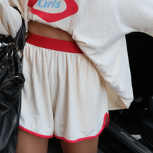 Luna Lane GRLS Racer Shorts Cream
