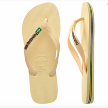 Havaiana Brazil Logo Thong - Buttermilk