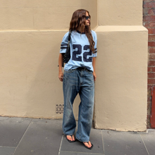 Ssaint- 22 Motion Tee - Powder Blue & Navy