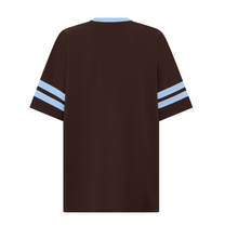 Ssaint- 22 Motion Tee - Powder Blue & Espresso
