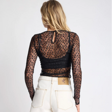 One Teaspoon Black Magic Sheer Mesh Longsleeve Top