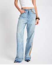 One Teaspoon- Rodeo Queen Icon High Waist Straight Leg Denim Jean