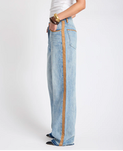 One Teaspoon- Rodeo Queen Icon High Waist Straight Leg Denim Jean