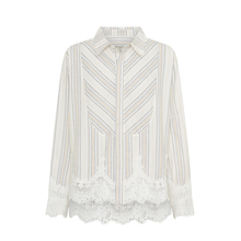 Moonlight Prairie Tuxedo Shirt - White Stripe