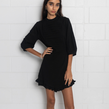 Black mini dress