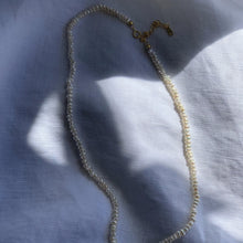 Freshwater pearl gold necklace choker
