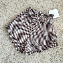 Moon Child Maeve Shorts in Chocolate Gingham