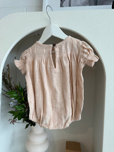 Moon Child Peony Short Sleeve Playsuit