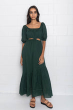 Soleil Maxi Dress in Emerald Green